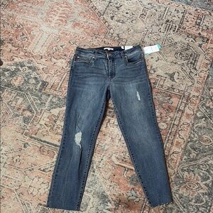STS Blue Skinny Jeans Blue Distressed Ankle-Length